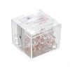 Cross-border best-selling creative transparent silver Earth nail, kindergarten message board, cork nail box, plastic round head picture nail Item Picture